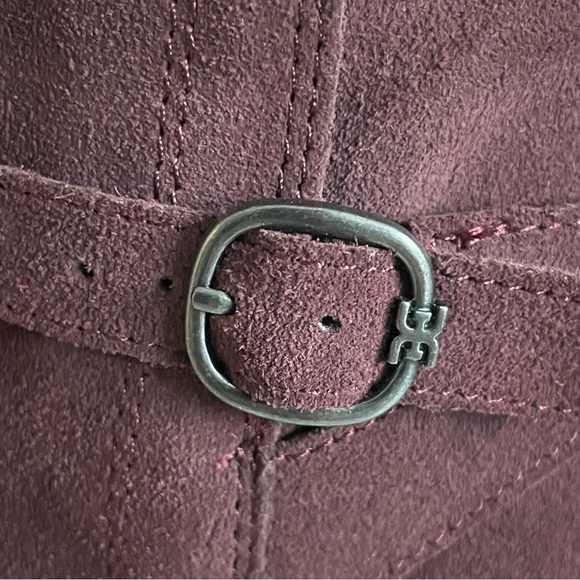 Sam Edelman Women’s Size 6M Simona Boots Bootie Pecan Suede Stacked Heel - Picture 9 of 13